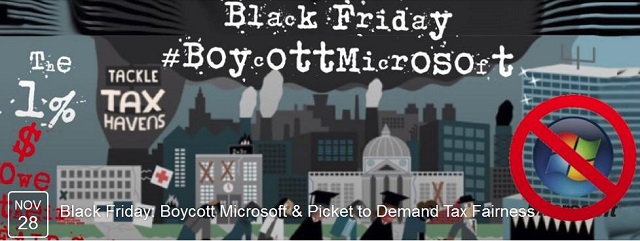 Black Friday #Boycott Microsoft