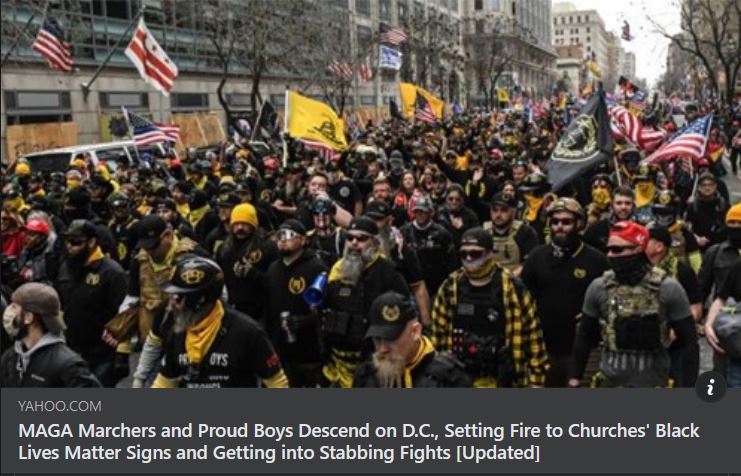 MAGA marchers riot in D.C.