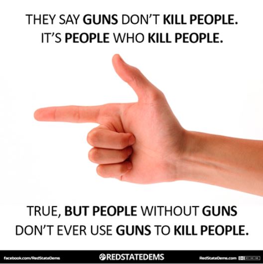 People without guns don't kill people