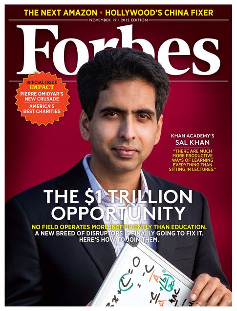 Forbes cover: education is a trillion dollar opportunity