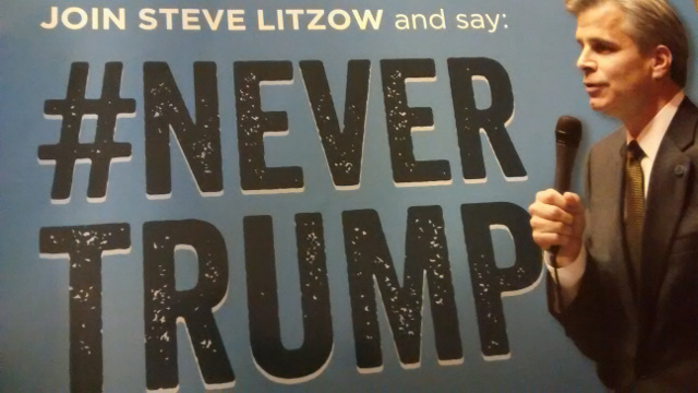 Steve Litzow says 'Never Trump' in an effort to appear moderate