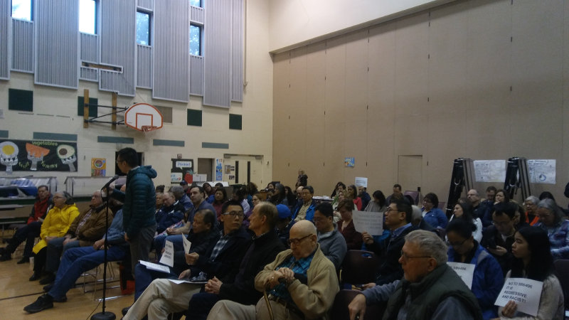 Audience at 41st LD Town Hall, Feb 17, 2018