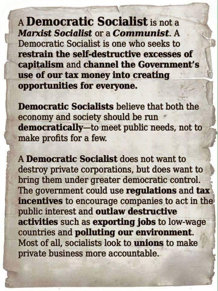 Description of Democratic Socialism that makes it look compatible with capitalism