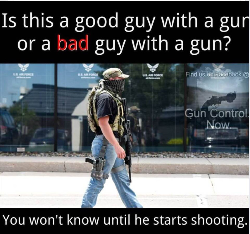 Is this a good guy with a gun or a bad guy with a gun?