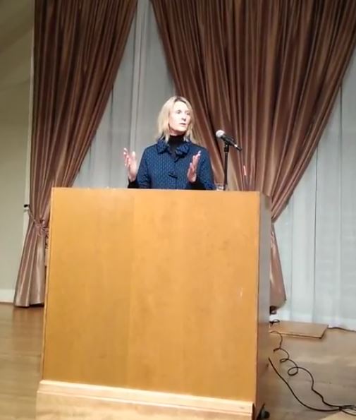 Patty Kuderer speaking in Kirkland, WA on 2019-02-01 about a state bank